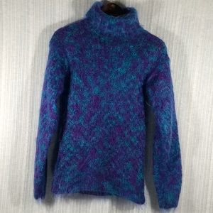 Vintage Hand Crafted Wool Sweater-Size Small